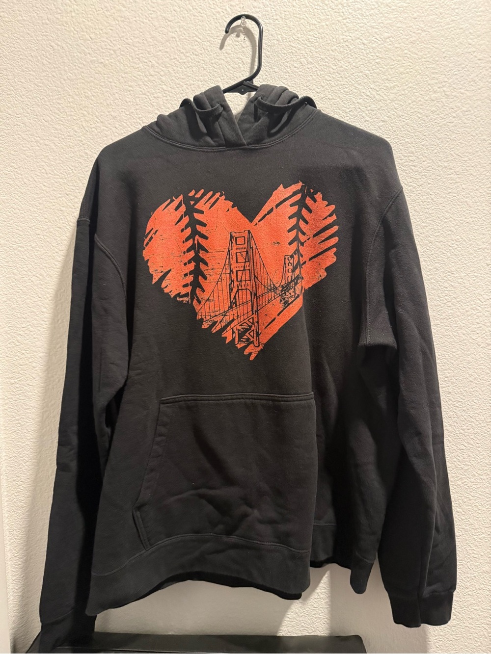 Port & Company Fan Favorite San Grancisco Giants Heart Hoodie Jacket